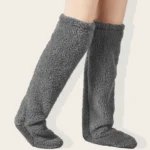 Fuzzy Socks Brwon-tuya