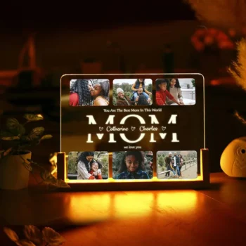Personalized Photo Night Light - Mother Gifts